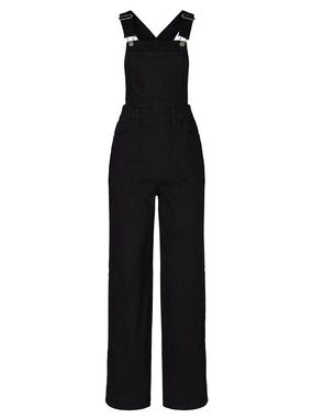 Levi's Black Denim Loose Overalls 28